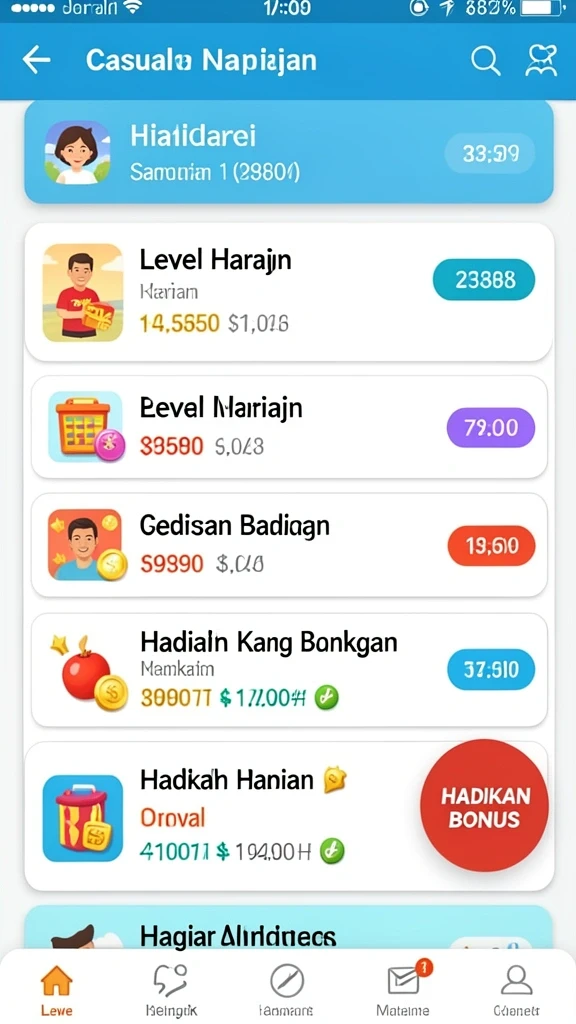 7777w - Menjelajahi level menantang di dalam game.