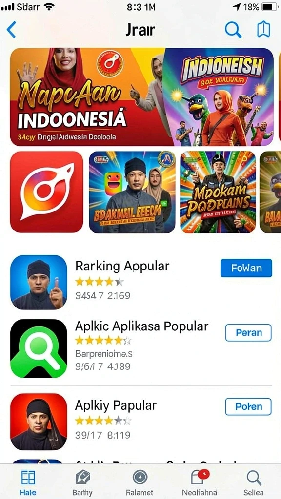 mega338 - Tampilan antarmuka yang menarik dan intuitif.