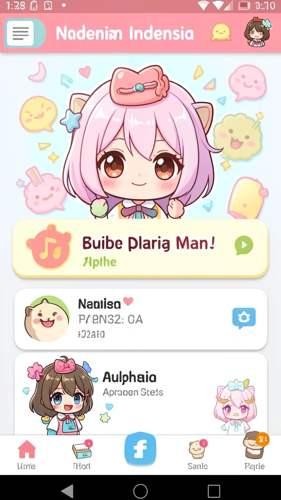 pprryy - Tampilan menu yang sederhana dan mudah dinavigasi.